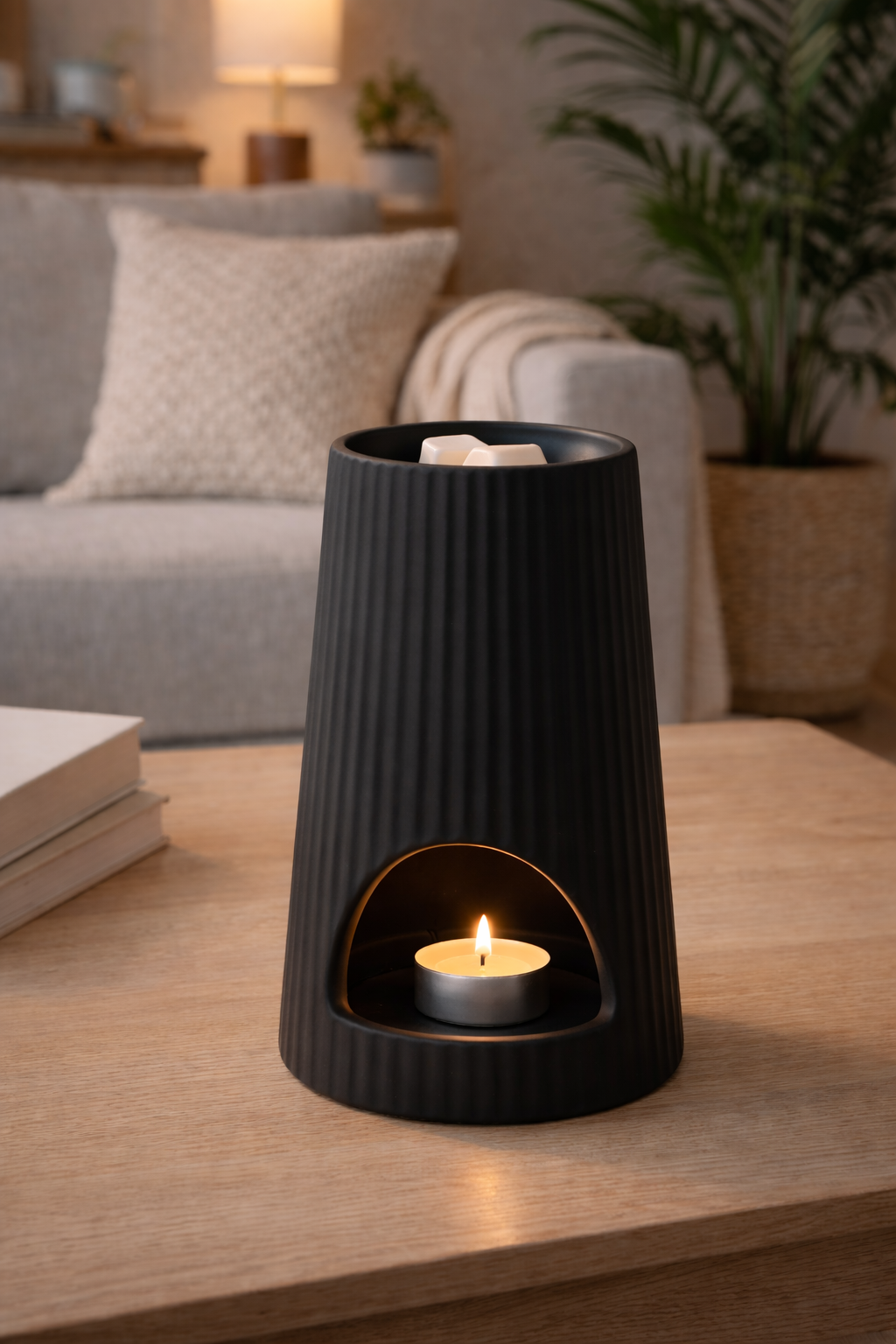 Queimador de Cera Preto