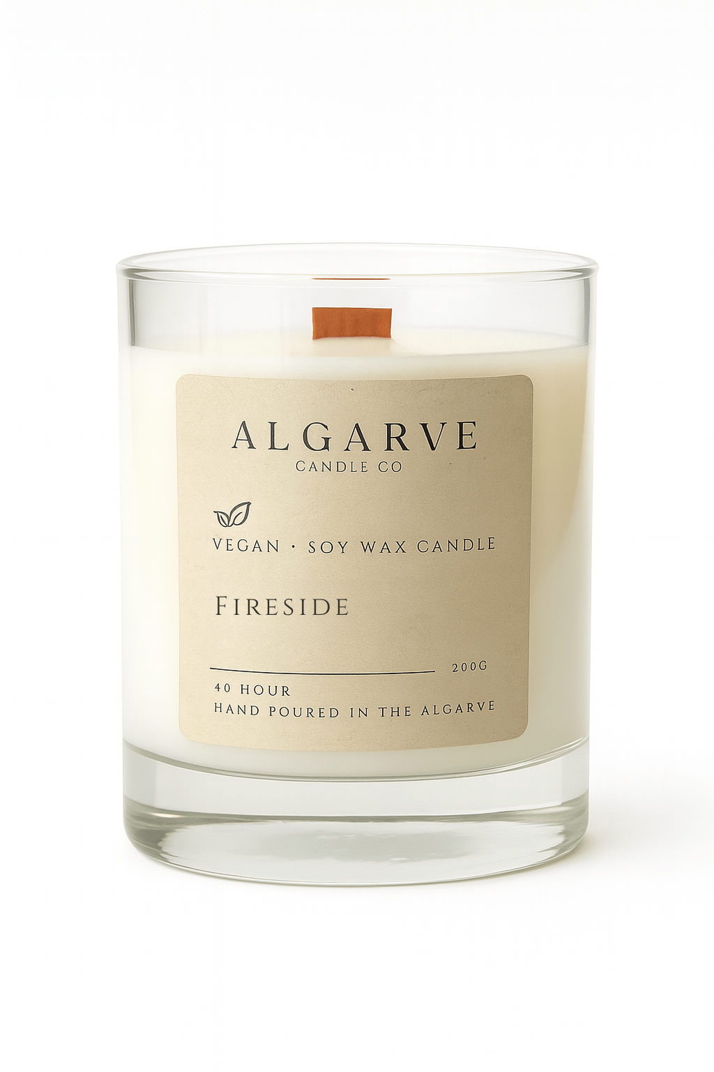 Soy Candle | 40hr | Fireside Algarve candle company