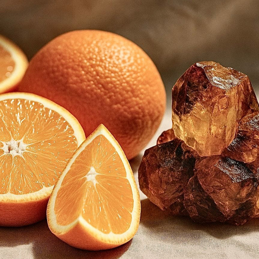 The XL Luxury Candle - 1kg | Amber & Orange Algarve candle company