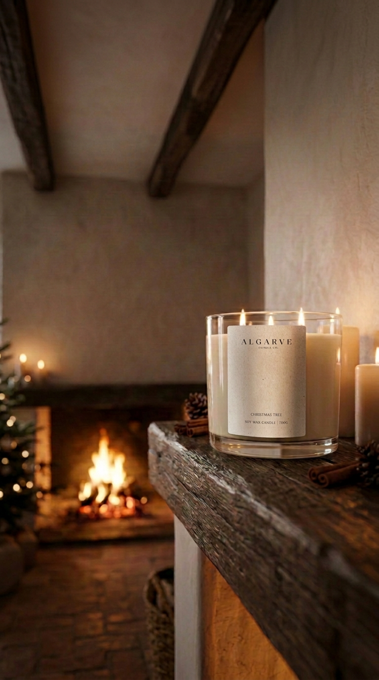 3 x Wick Soy Candle (700g) | Christmas Tree