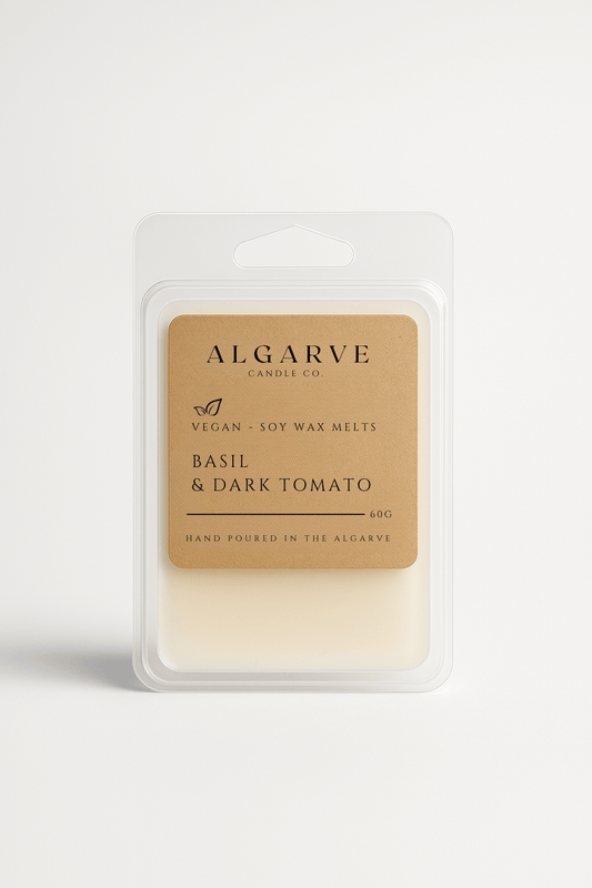 6 Cube - Soy Wax Melts | Dark Tomato & Basil Algarve candle company