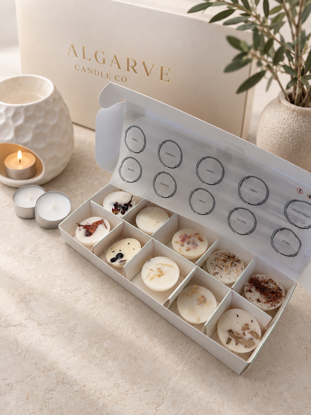 Luxury Wax Melt  Portugal by Fragarnce Gift Set