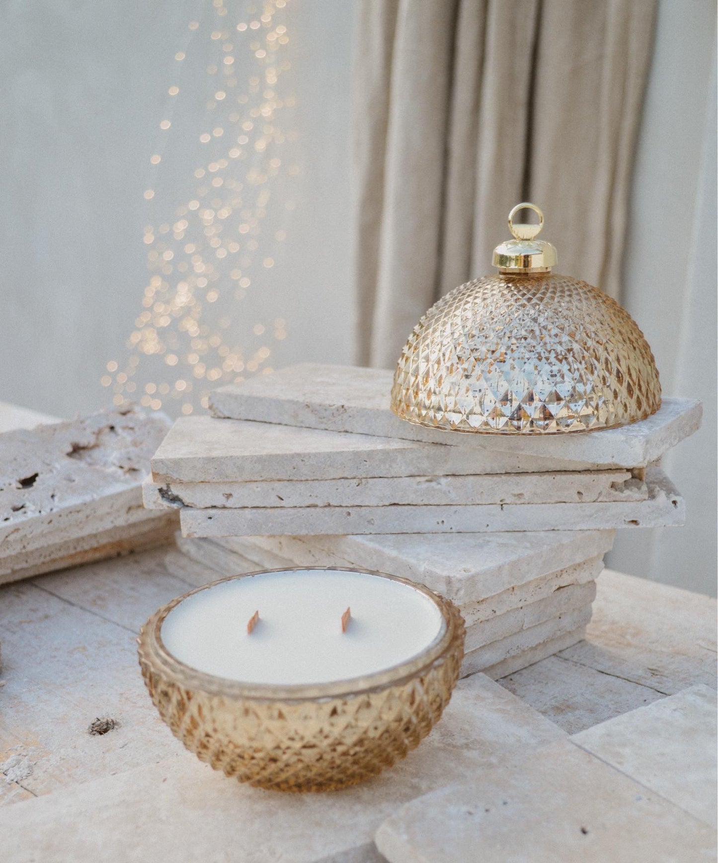 Bauble Candle - Diamond | Christmas Collection