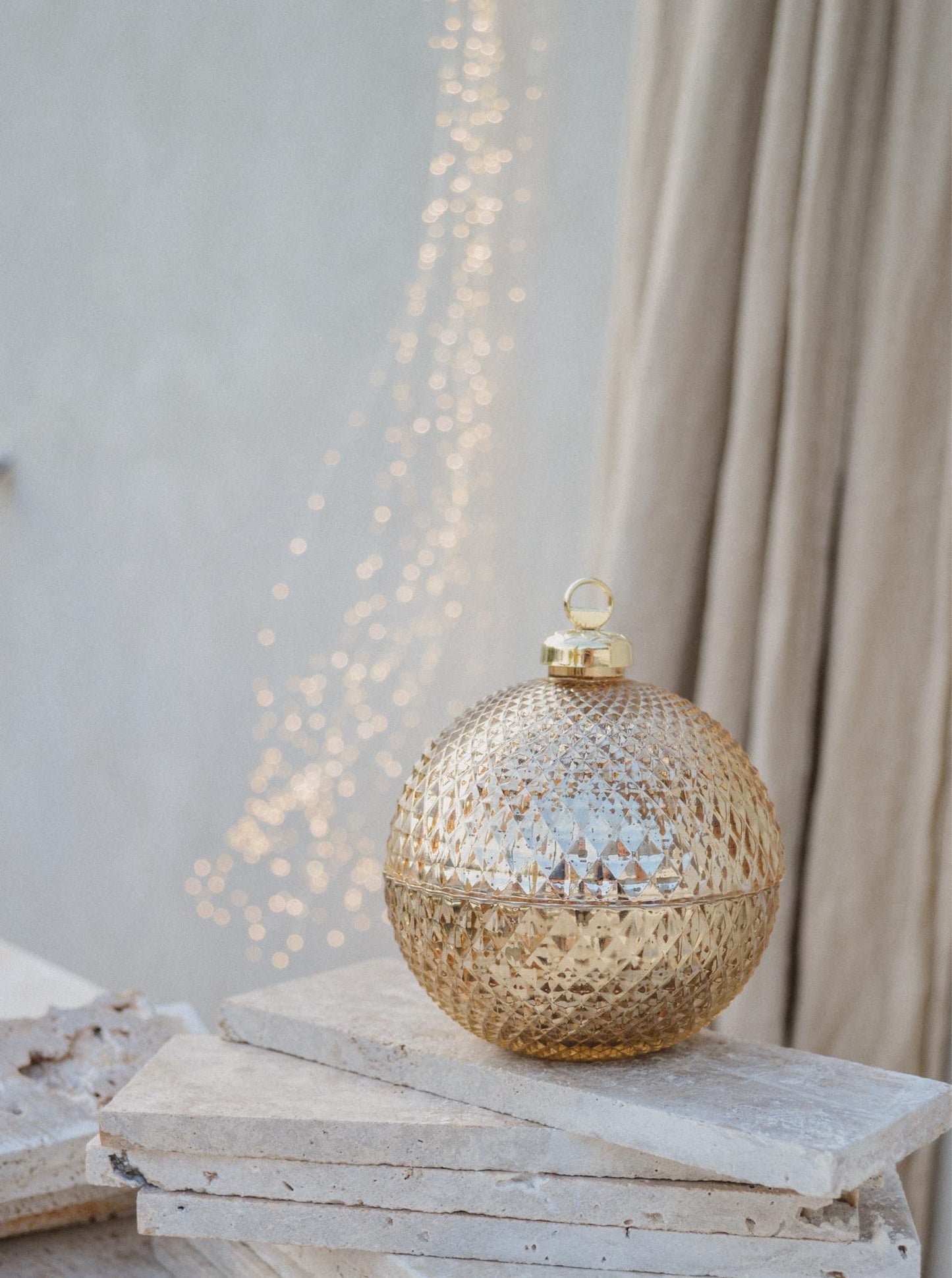 Bauble Candle - Diamond | Christmas Collection