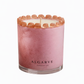 Hand Blown Glass Candle - Purple & Pink