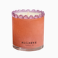 Hand Blown Glass Candle - Peach & Lilac
