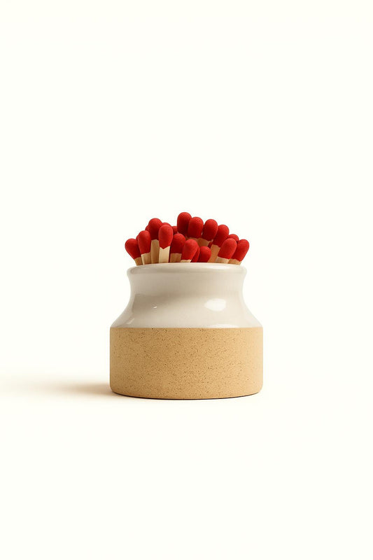 Ceramic Matchsticks holder Algarve candle company