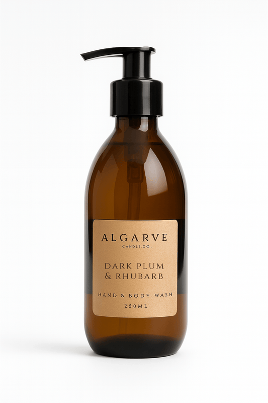 Liquid Hand & Body Soap | Dark Plum & Rhubarb Algarve candle company