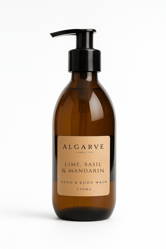 Liquid Hand & Body Soap | Lime, Basil & Mandarin Algarve candle company