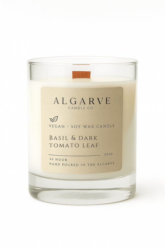 Soy Candle | 40hr | Basil & Dark Tomato Algarve candle company