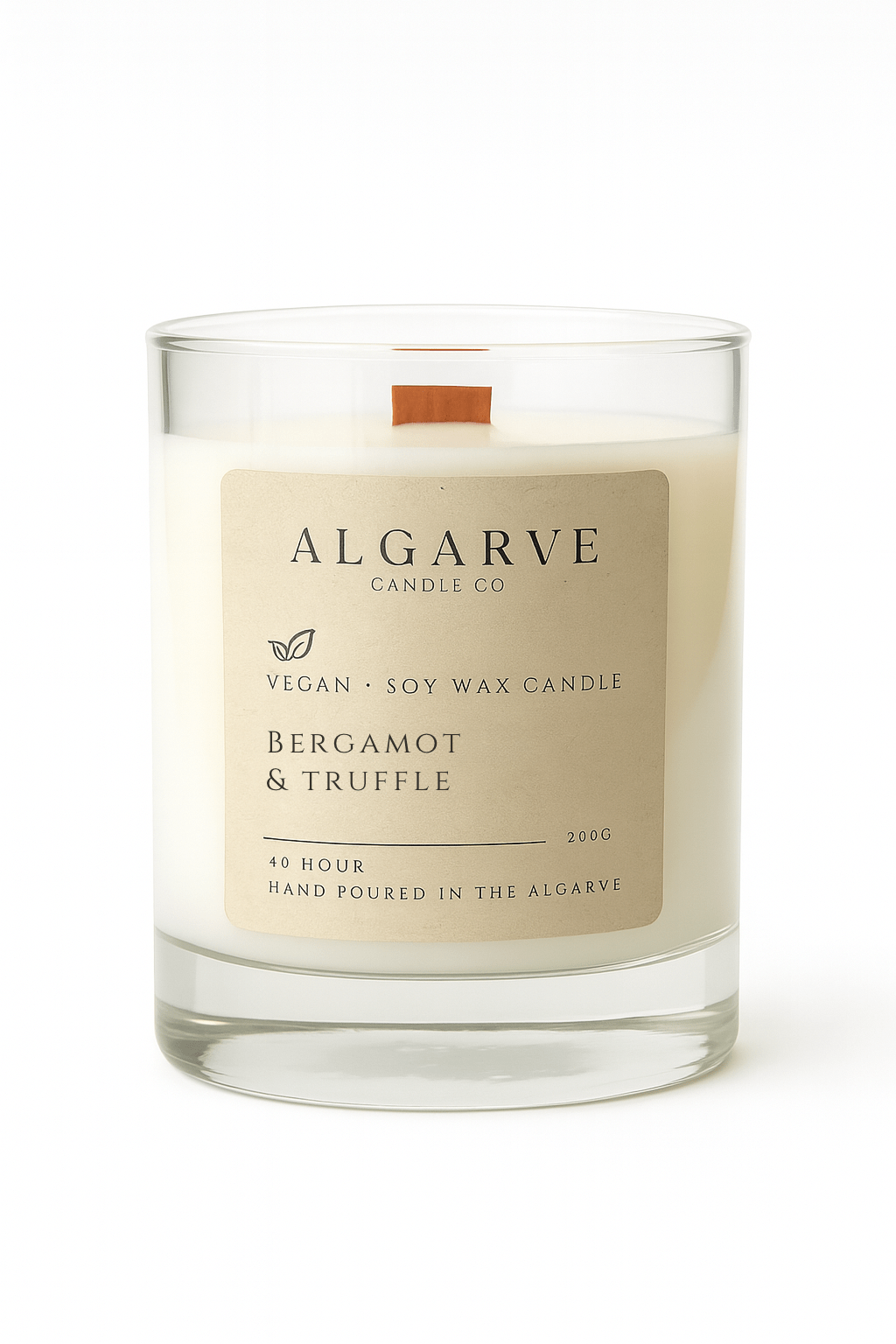 Soy Candle | 40hr | Bergamot & Truffle Algarve candle company