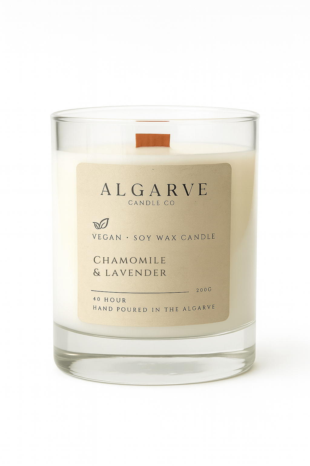Soy Candle | 40hr | Chamomile & Lavender Algarve candle company