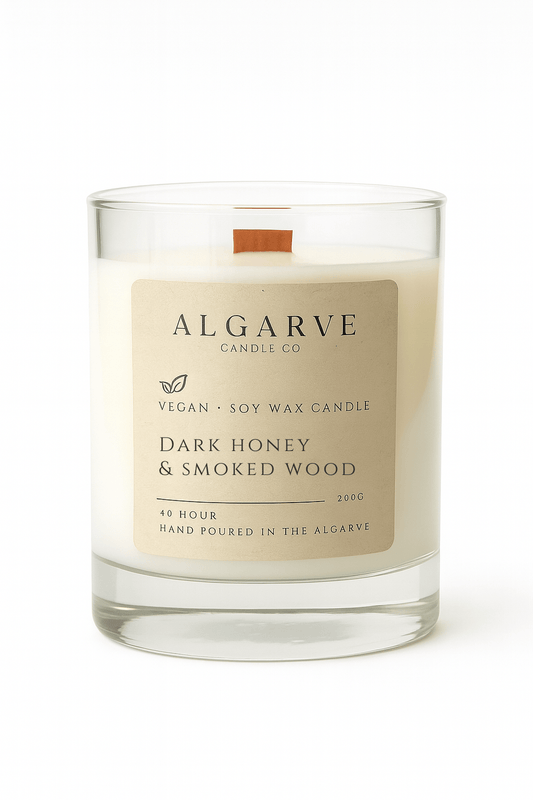 Soy Candle | 40hr | Dark Honey & Smoked Wood Algarve candle company
