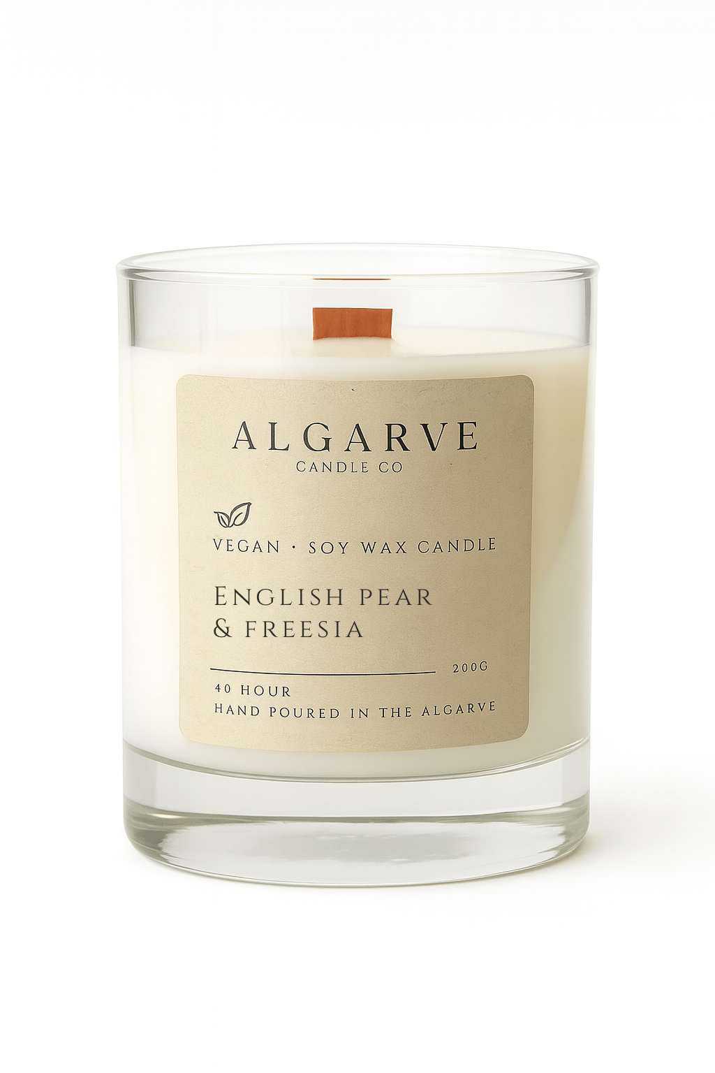 Soy Candle | 40hr | English Pear Freesia Algarve candle company