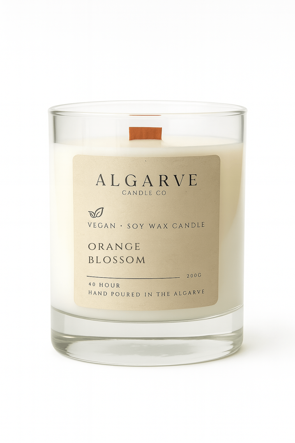 Soy Candle | 40hr | Orange Blossom Algarve candle company