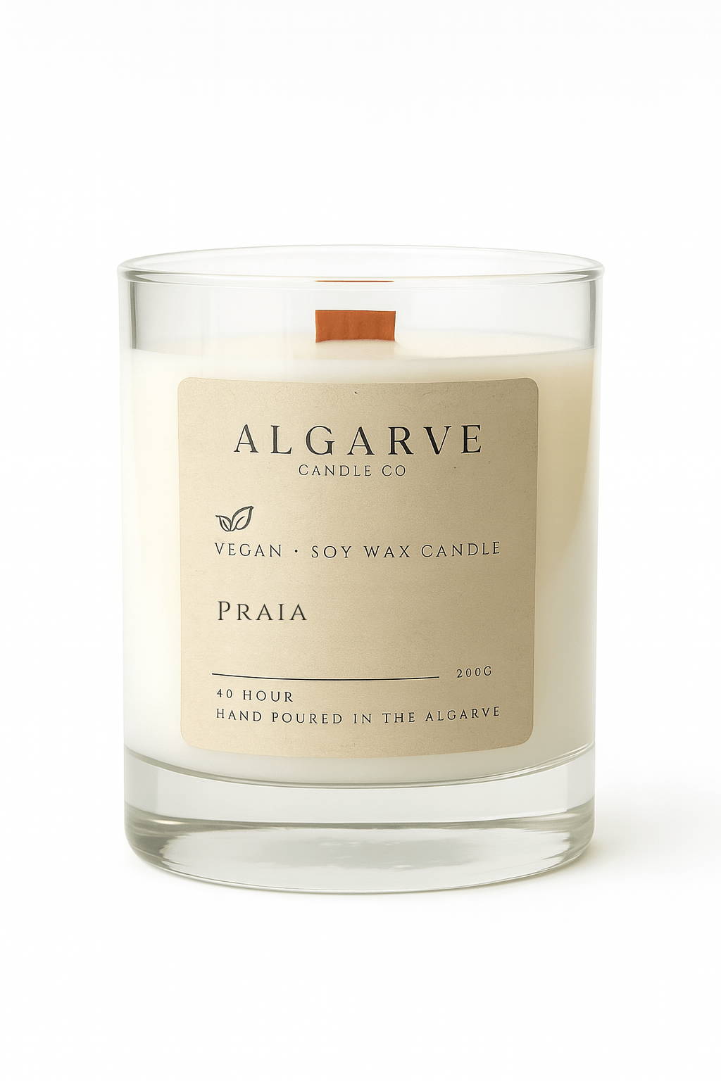 Soy Candle | 40hr | Praia Algarve candle company