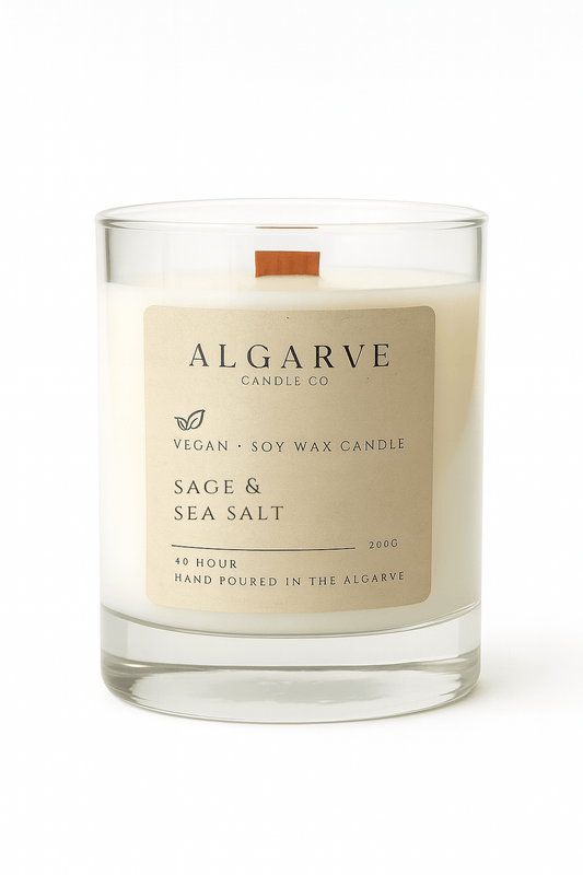 Soy Candle | 40hr | Sea Salt & Sage Algarve candle company