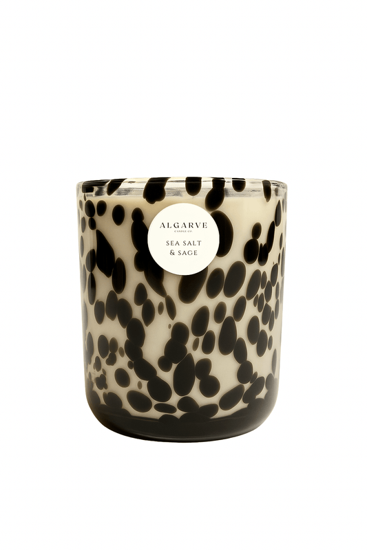 The Luxury Dalmatian Candle | Sea Salt & Sage Algarve candle company
