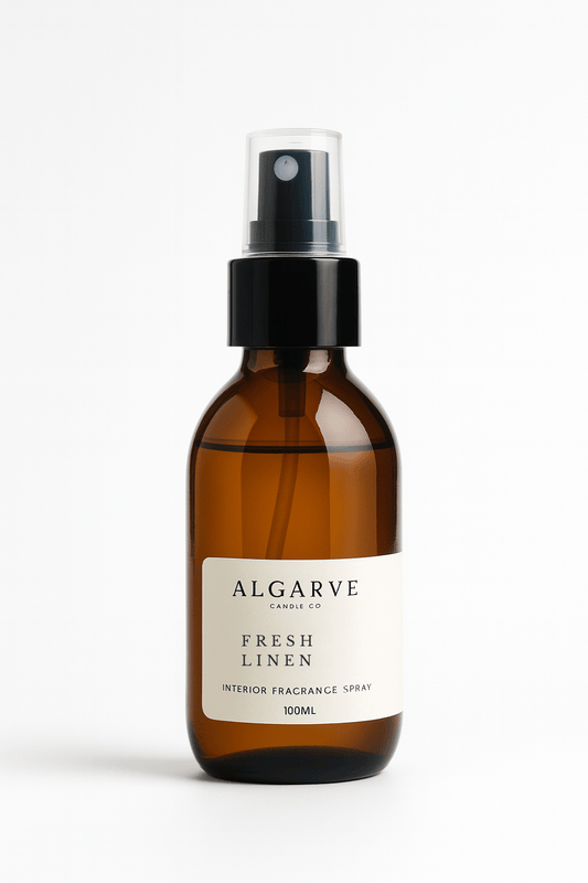 Travel Size Interior Fragrance Spray - 100ml | Fresh Linen Algarve candle company