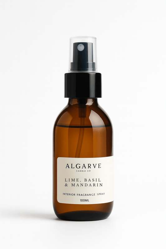 Travel Size Interior Fragrance Spray - 100ml | Lime, Basil & Mandarin Algarve candle company